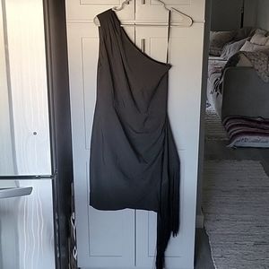 Anthropologie black cocktail dress